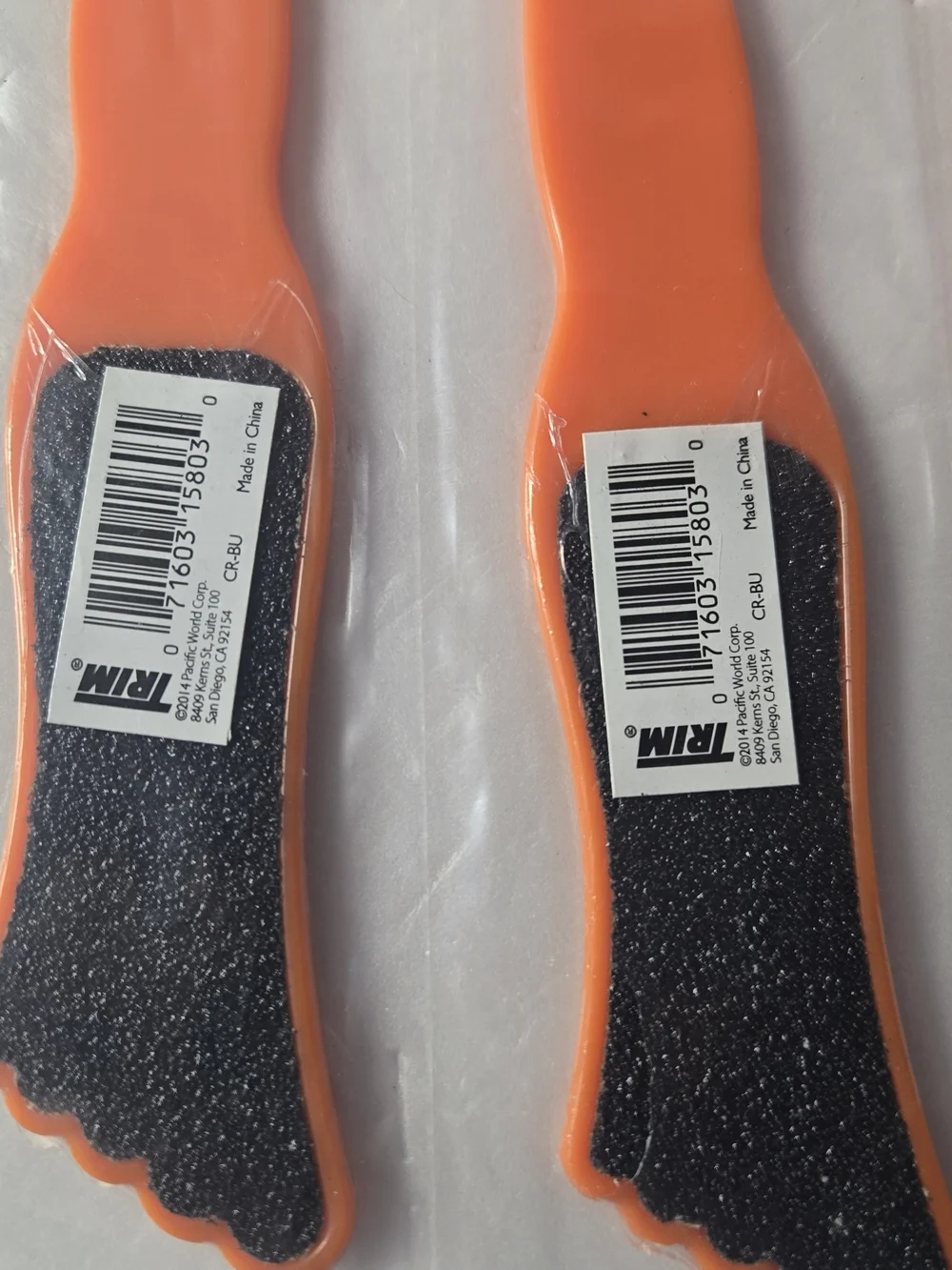 18 Trim Foot Shaped Foot Callus Foot File Double Sided NEW